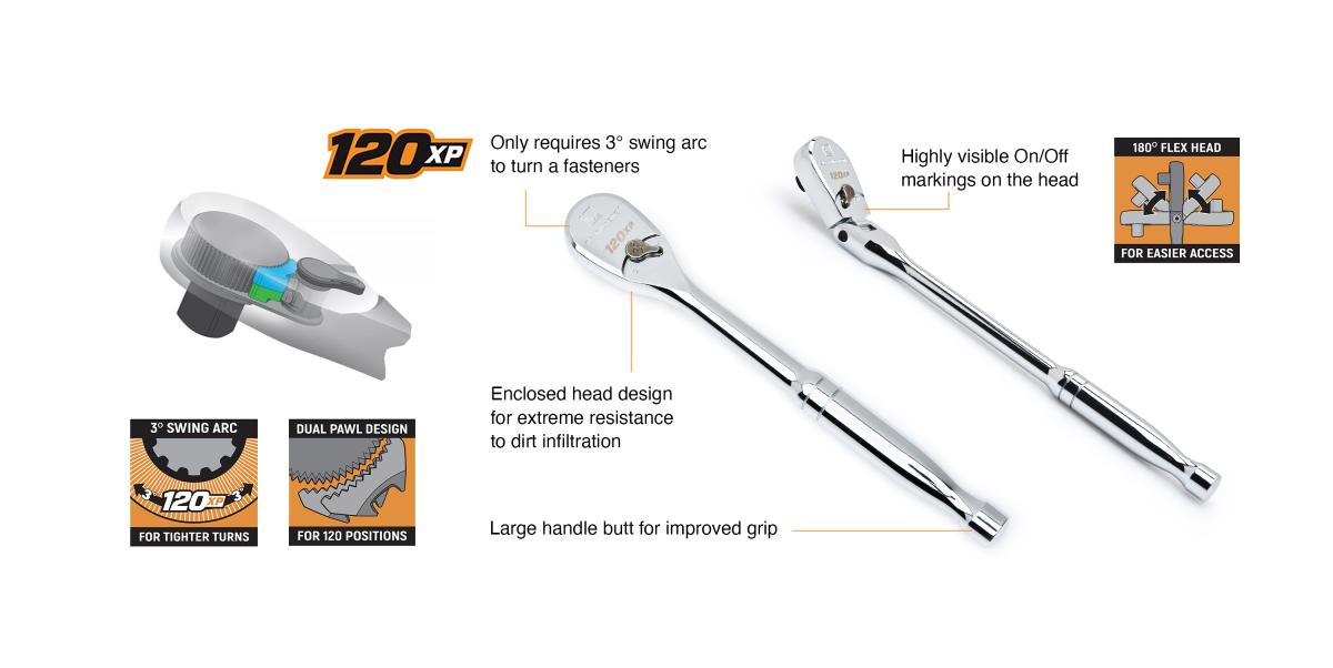 120XP Ratchet Gearwrench Australia